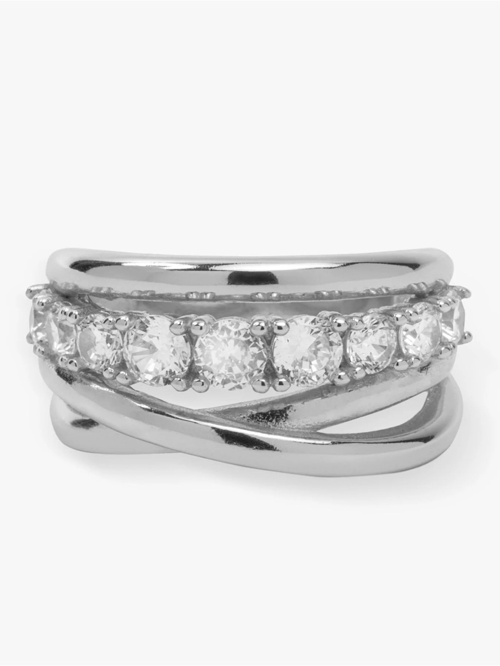 Melinda Maria ‘Oh She Fancy’ Stacked Diamond Ring